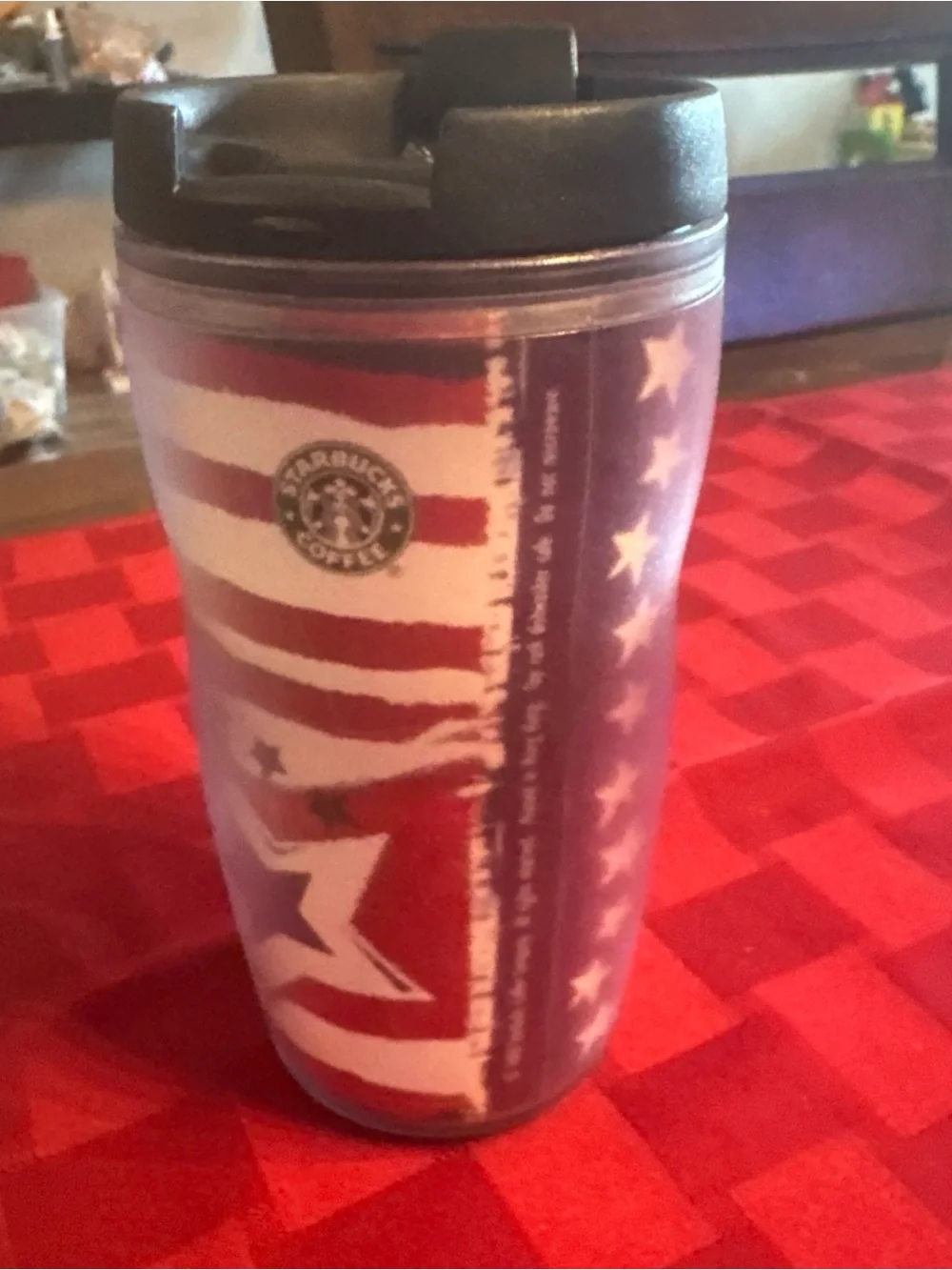 Star & Stripe Travel Tumbler - Red, White, Navy